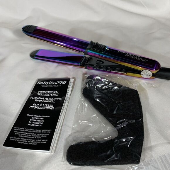 BaBylissPRO Nano Titanium Prima3000 1¼" Flat Iron Iridescent | BNTRB3000TUC - Picture 11 of 14
